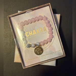 Luv Gaeta Chakra Healing Bracelet Rose Quartz Lotus